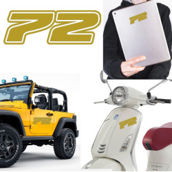 Pegatina de vinilo numero 72 versión Dream,