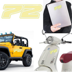 Pegatina de vinilo numero 72 versión Dream,