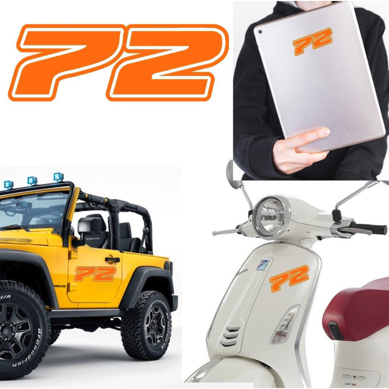 Pegatina de vinilo numero 72 versión Dream,