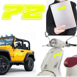 Pegatina de vinilo numero 72 versión Dream,