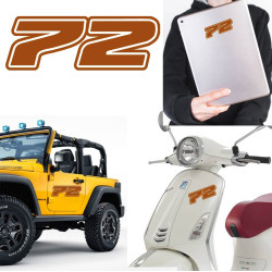 Pegatina de vinilo numero 72 versión Dream,