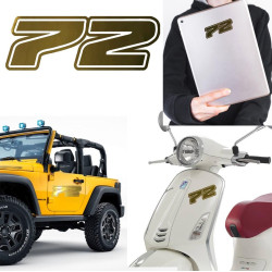 Pegatina de vinilo numero 72 versión Dream,