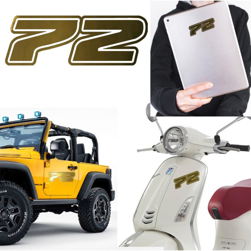 Pegatina de vinilo numero 72 versión Dream,