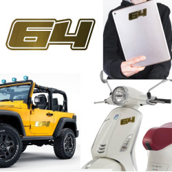 Pegatina de vinilo numero 64 versión Dream,