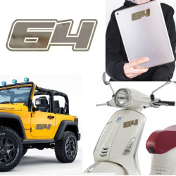 Pegatina de vinilo numero 64 versión Dream,