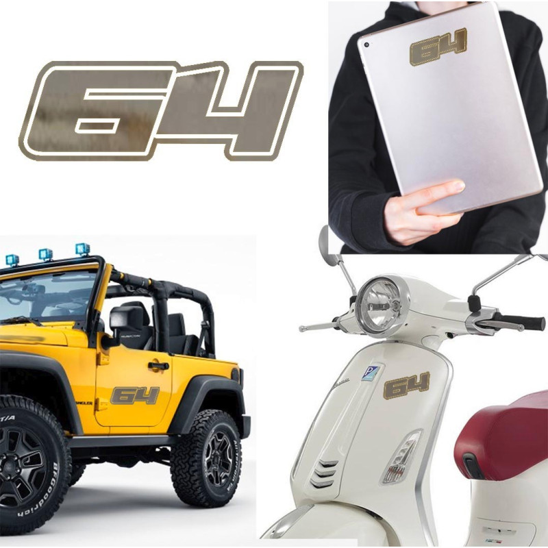 Pegatina de vinilo numero 64 versión Dream,