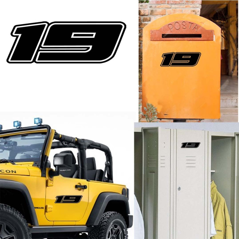 Pegatina de vinilo numero 19 versión Dream,