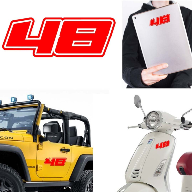 Pegatina de vinilo numero 48 version Dream,