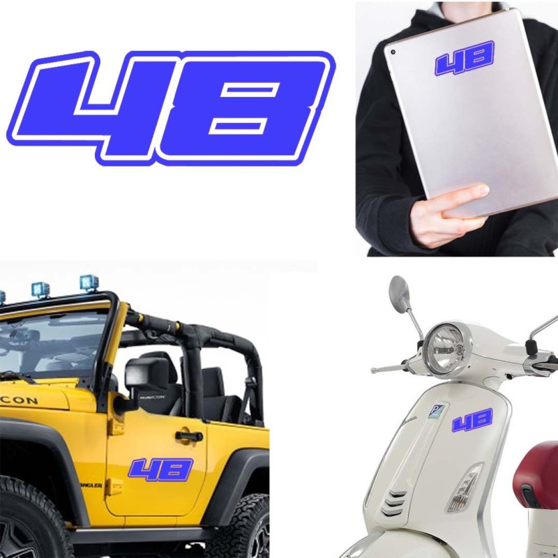 Pegatina de vinilo numero 48 version Dream,