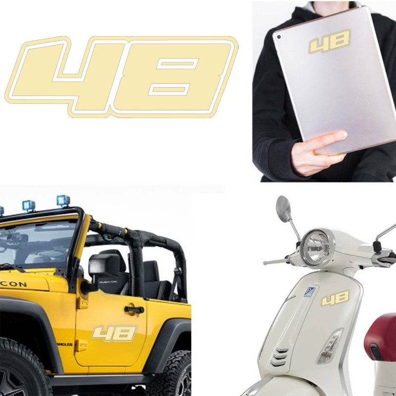 Pegatina de vinilo numero 48 version Dream,