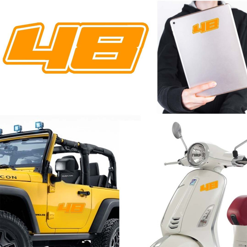 Pegatina de vinilo numero 48 version Dream,