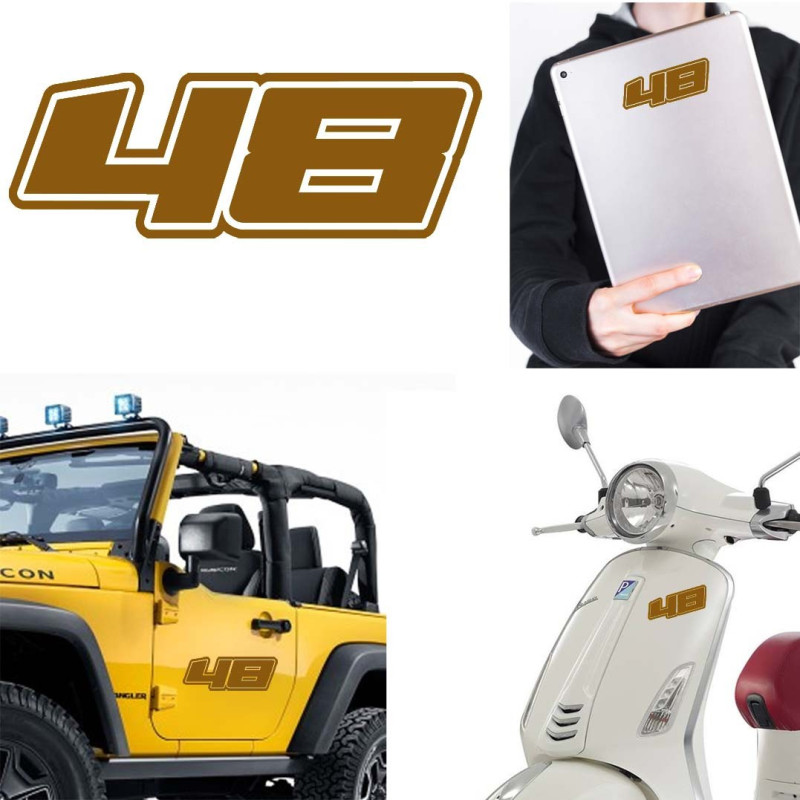 Pegatina de vinilo numero 48 version Dream,