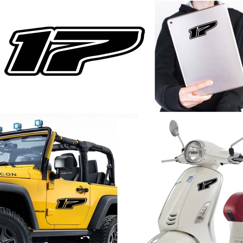 Pegatina de vinilo numero 17 version Dream,