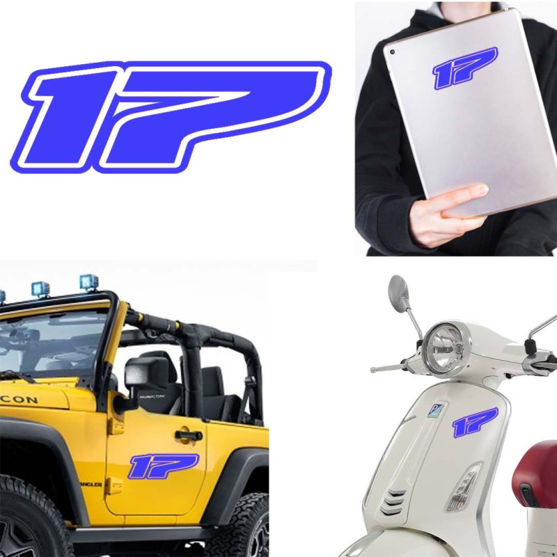 Pegatina de vinilo numero 17 version Dream,