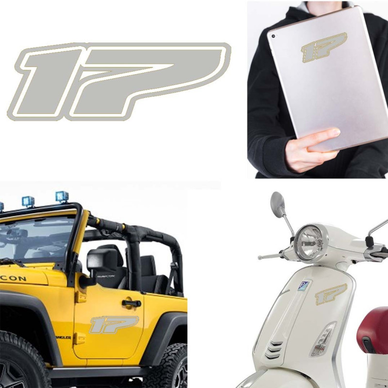 Pegatina de vinilo numero 17 version Dream,