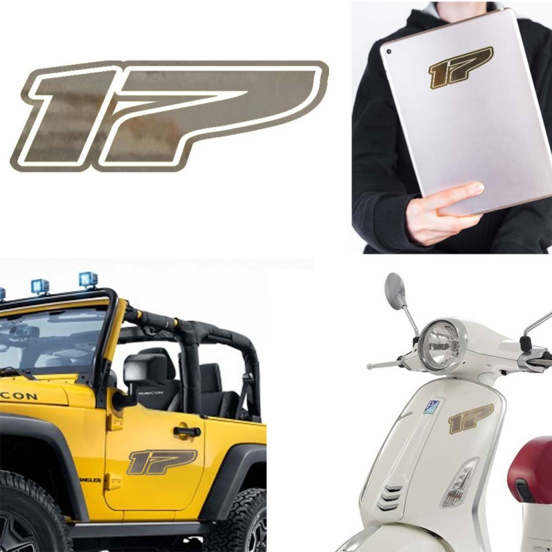 Pegatina de vinilo numero 17 version Dream,