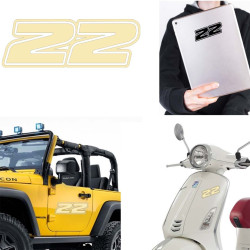 Pegatina de vinilo numero 22 version Dream,