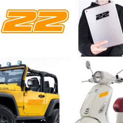 Pegatina de vinilo numero 22 version Dream,