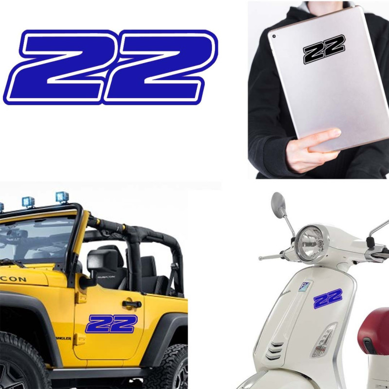 Pegatina de vinilo numero 22 version Dream,