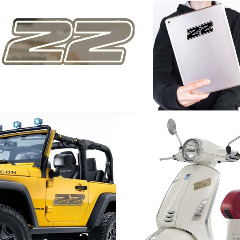 Pegatina de vinilo numero 22 version Dream,