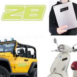 Pegatina de vinilo numero 28 version Dream,