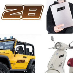 Pegatina de vinilo numero 28 version Dream,