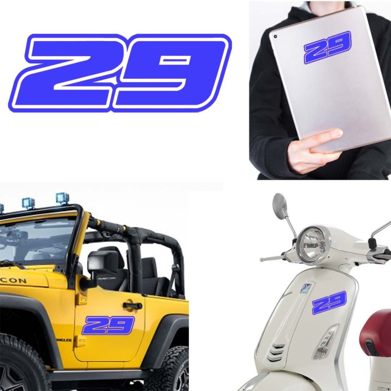 Pegatina de vinilo numero 29 version Dream,