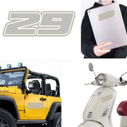 Pegatina de vinilo numero 29 version Dream,