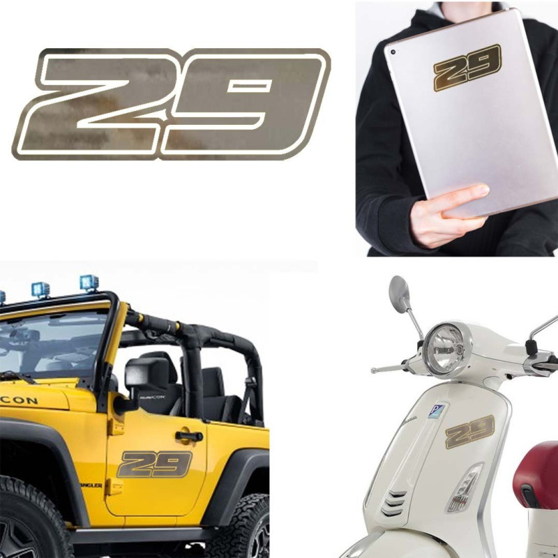 Pegatina de vinilo numero 29 version Dream,