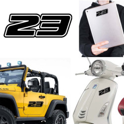 Pegatina de vinilo numero 23 version Dream,