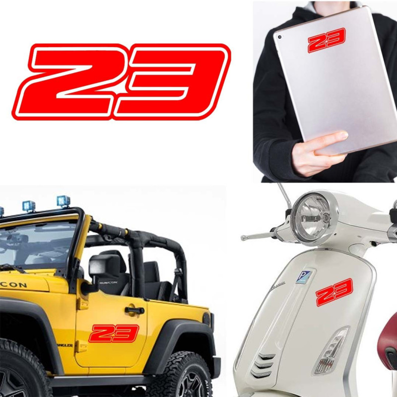 Pegatina de vinilo numero 23 version Dream,