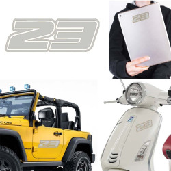 Pegatina de vinilo numero 23 version Dream,