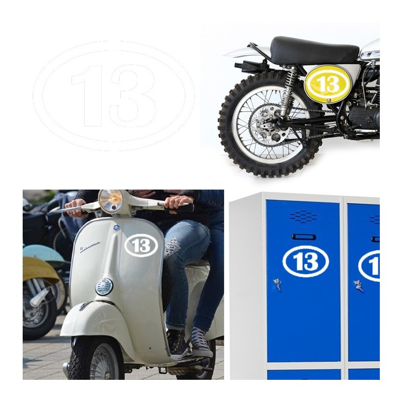 numero 13 oval versión 1