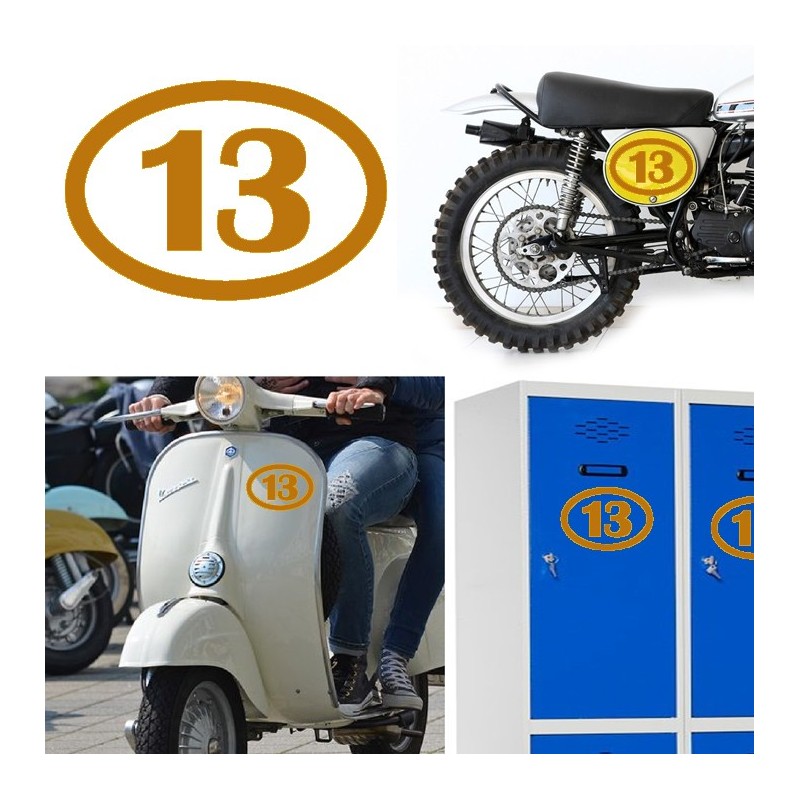 numero 13 oval versión 1