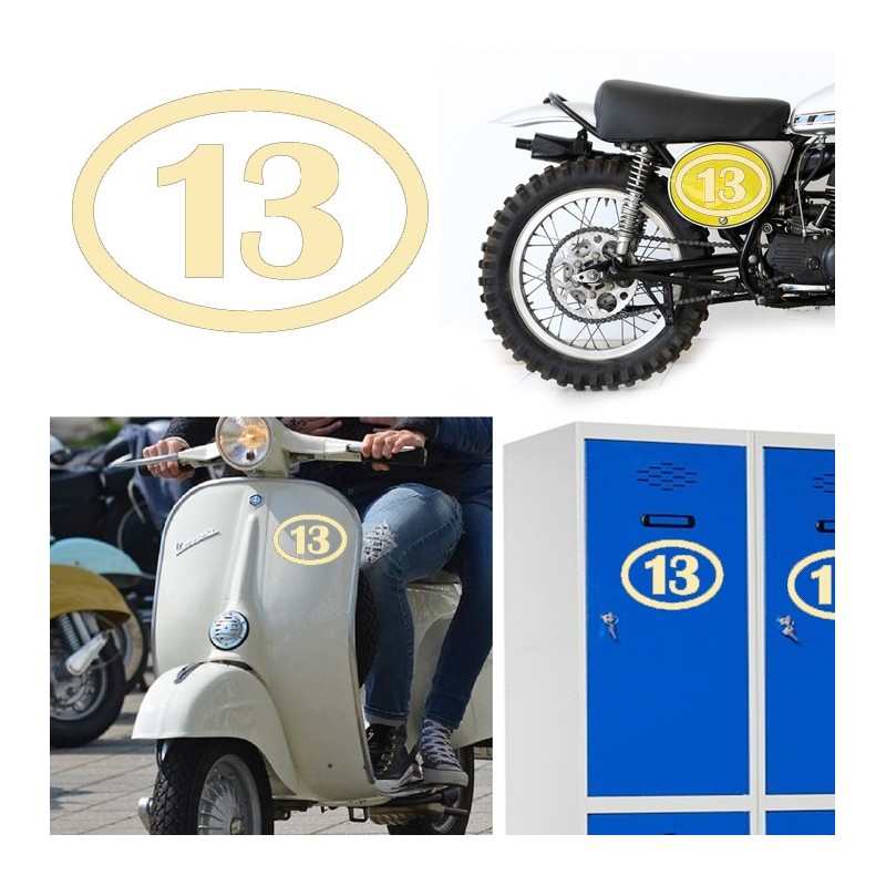 numero 13 oval versión 1