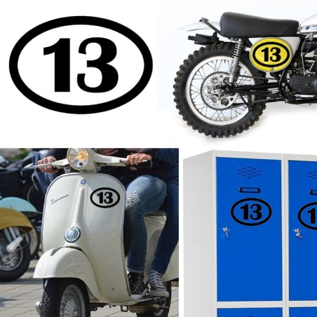 numero 13 oval versión 1