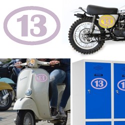 numero 13 oval versión 1