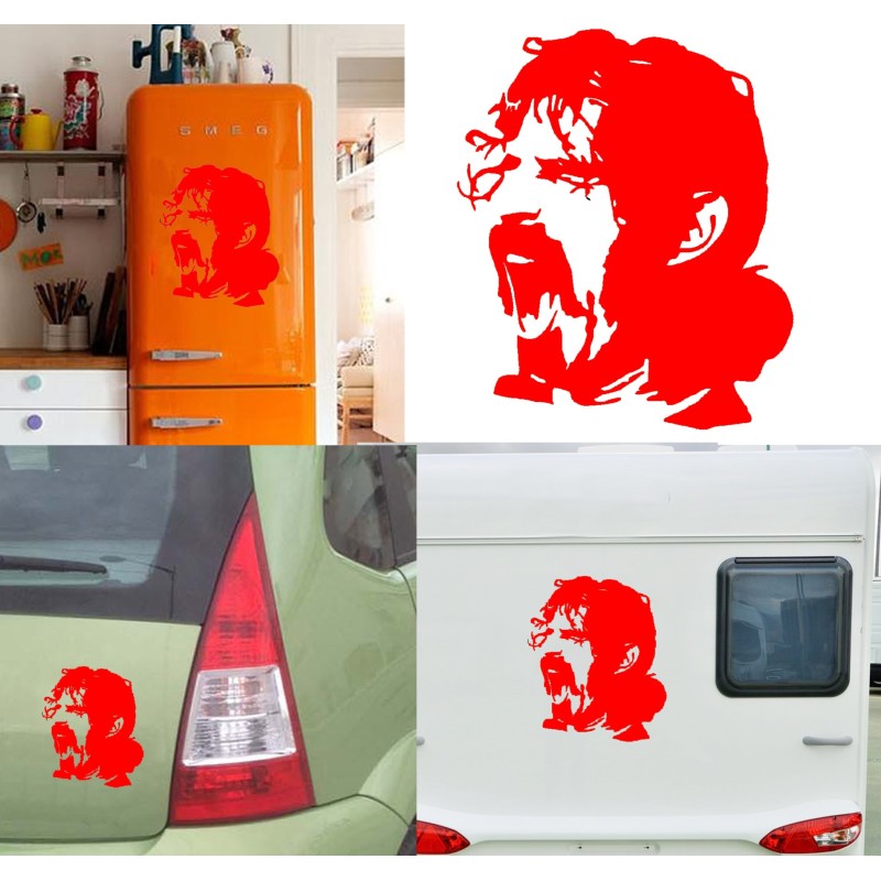 Frank Zappa, pegatina de vinilo