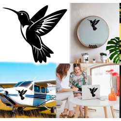 Colibrí v4, pegatina de vinilo