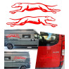 2 Galgos corriendo version v10 XS. 1 derecha y 1 izquierda