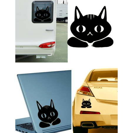GATO pegatina vinilo de corte versión v7