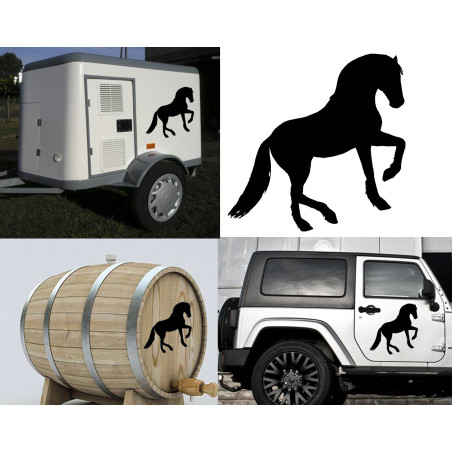 Caballo pegatina vinilo de corte.