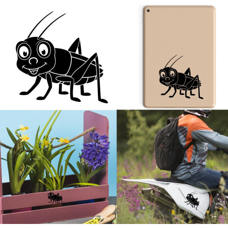 SALTAMONTES pegatina de vinilo versión v2