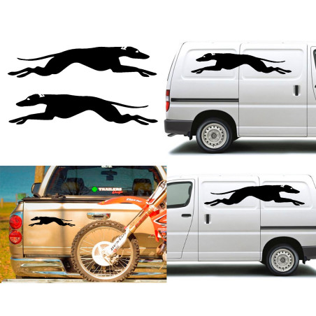 Galgos corriendo v5b XS. 1 derecha y 1 izquierda