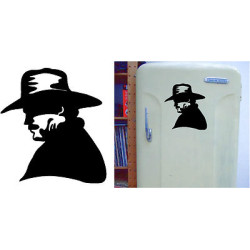 COWBOY WHISKY BAR, pegatina de vinilo