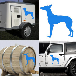 Podenco Canario, pegatina de vinilo