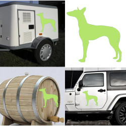 Podenco Canario, pegatina de vinilo
