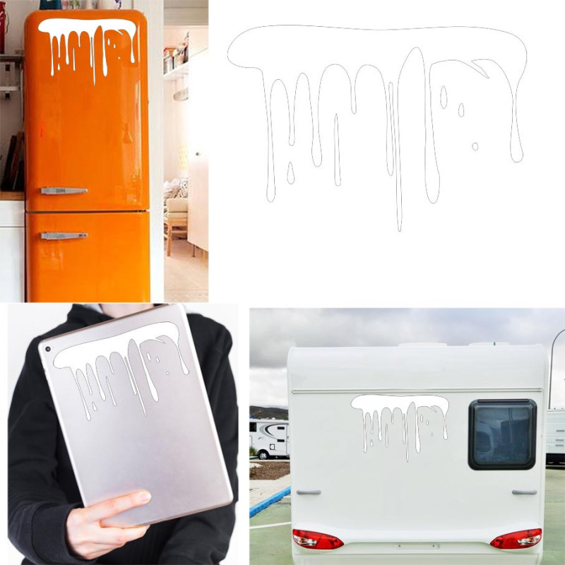 Mancha de tinta versión II, pegatina de vinilo