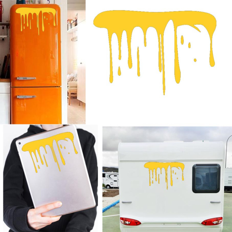 Mancha de tinta versión II, pegatina de vinilo