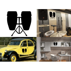 Timbal, pegatina de vinilo